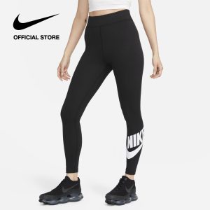 Quần legging nữ Nike Women's Sportswear Classics High-Waisted Graphic Leggings - Black