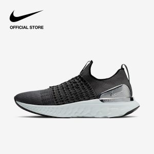 Giày Nike Men's React Phantom Run Flyknit 2 Road Running Shoes - Iron Grey
