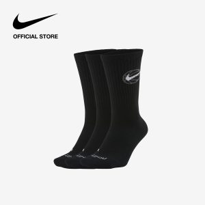 Tất cổ cao Nike Everyday Crew Basketball Socks (3 Pairs) - Black