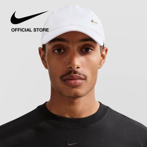 Mũ lưỡi trai Nike Dri-FIT Club Unstructured Metal Swoosh Cap - WHITE