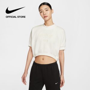 Áo thun nữ Nike Women's Sportswear Collection Fleece Crew Top - Sail