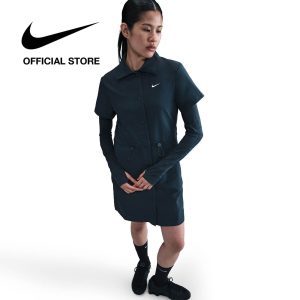Đầm ngắn tay nữ Nike Sportswear Everything Wovens Women's Short-Sleeve Mini Dress - BLUE