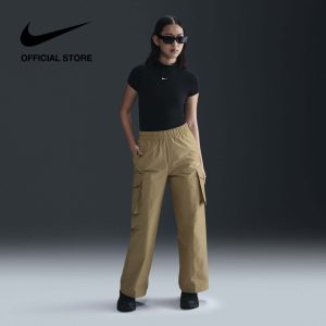 Quần dài nữ Nike Women's Sportswear Everything Woven Mid-Rise Cargo Pants - Parachute Beige