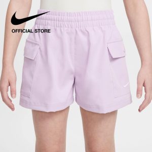 Quần short trẻ em Girls' Woven Cargo Shorts Nike Sportswear - PURPLE