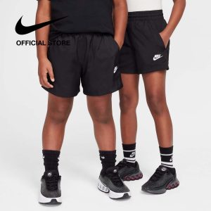 Quần short trẻ em Nike Sportswear Club Big Kids' 4.5" Woven Shorts - BLACK
