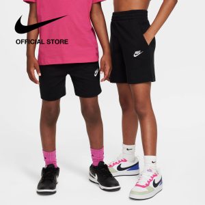 Quần short trẻ em Nike Sportswear Club Big Kids' 6" Knit Shorts - BLACK OR GREY