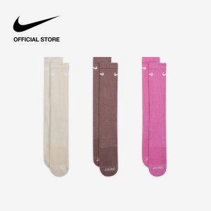 Tất Cổ Cao Nike Everyday Plus Cushioned Training Crew Socks (3 Pairs) - Multi-Color