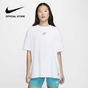 Áo Thun Thể Thao Oversize Nike Women's Sportswear Oversized T-Shirt - White