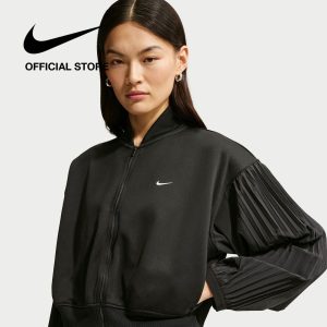 Áo khoác Nữ Nike Sportswear Women's Pleated Sleeve Jacket - BLACK
