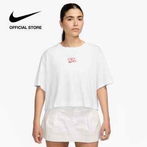 Áo thun nữ Nike Women's Sportswear Crop Top - White