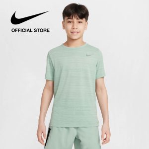 Áo tập luyện trẻ em Big Kids' (Boys') Training Top Nike Dri-FIT Miler - BLACK