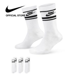 Tất cổ cao Nike Sportswear Dri-FIT Everyday Essential Crew Socks (3 Pairs) - WHITE