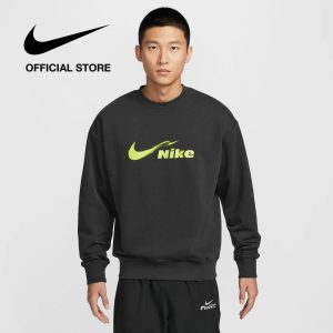 Áo nỉ chạy bộ cổ tròn nam Nike Track Club - BLACK