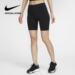 Quần short nữ Nike Women's One High-Waisted 8" Biker Shorts with Pockets - Black