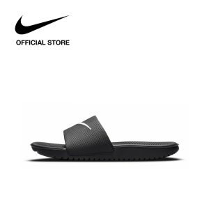 Dép quai ngang trẻ em Little/Big Kids' Slides Nike Kawa - BLACK