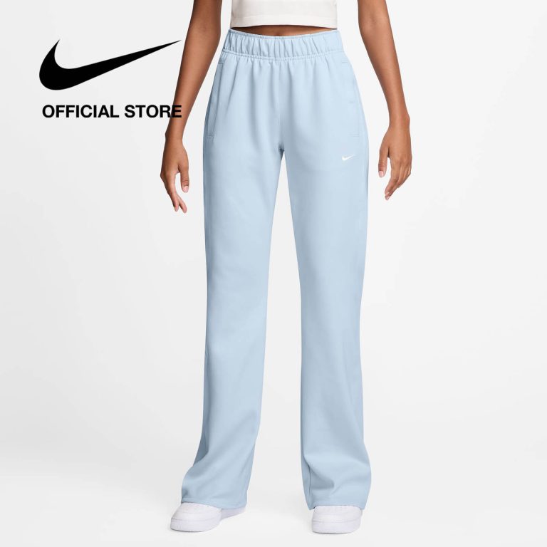 Quần dài nữ Slim Mid-Rise Knit Nike Sportswear Windrunner - BLUE