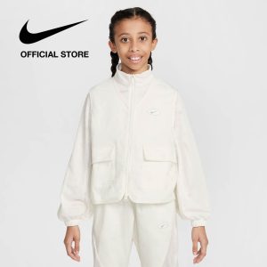 Áo khoác trẻ em Girls' Jacket Nike Sportswear - WHITE