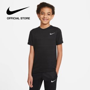 Áo tập luyện trẻ em Big Kids' (Boys') Training Top Nike Dri-FIT Miler - BLACK