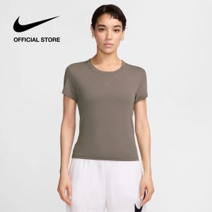 Áo thun nữ Nike Women's Sportswear Chill Knit T-Shirt - Mink Brown