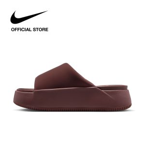 Dép quai ngang Nữ Nike Calm Elevation Women's Slides - BURGUNDY